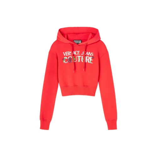 VERSACE JEANS COUTURE SS23 Толстовка Женская Красная
