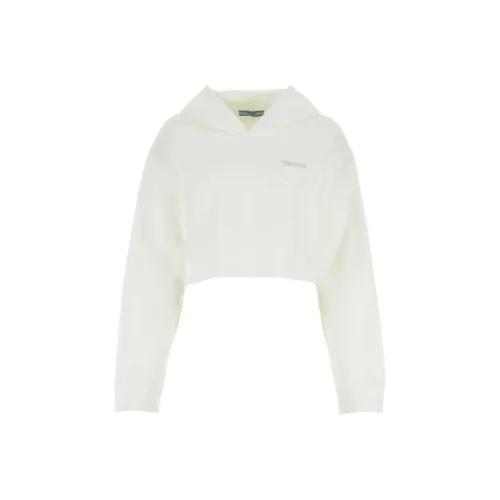 PRADA Белый Женские Свитшоты