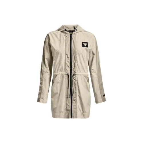 Under Armour Project Rock Collection Белый известняк Женские Куртки
