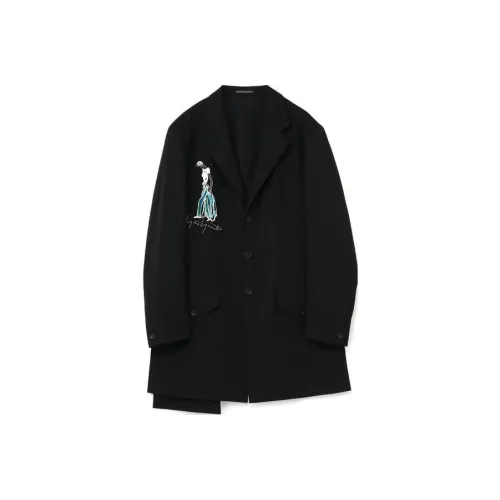 Yohji Yamamoto Черные Женские Куртки