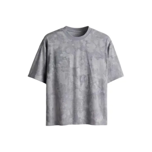 H&M Серые Мужские T-рубашки