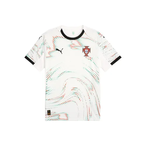 PUMA x FPF Гостевой Португалия Джерси Футбол Джерси Мужской Белый