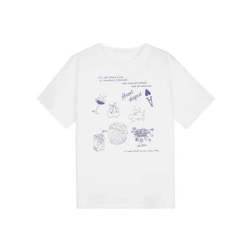 XINBANGBANG T-рубашка Женская Белая