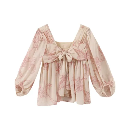 YUMOMO STAR Женские Шифоновые Рубашки