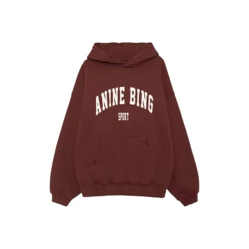 ANINE BING Deep Вишня Женские Свитшоты