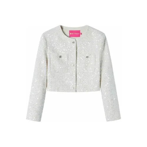 BETTERSAY Куртки Пальто Женские Белые