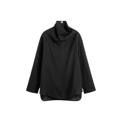 TOTEME FW24 Рубашка Женская Черная