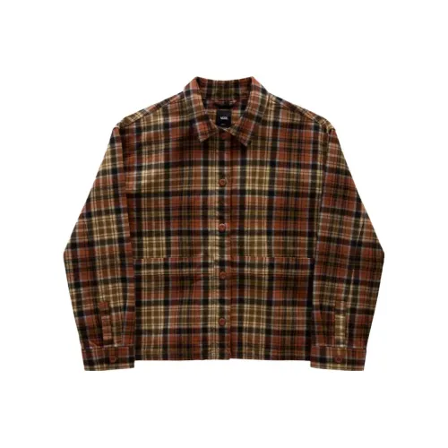 Vans Roadside Shacket Куртки Пальто Женские Коричневый