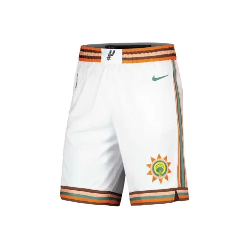 Nike San Antonio Spurs Баскетбольные шорты Унисекс Белый