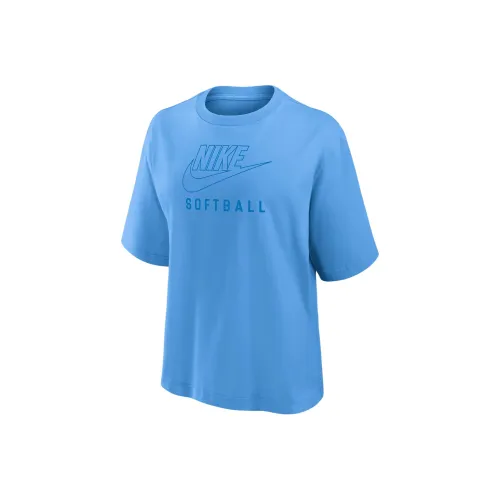 nike Swoosh FW24 T Рубашка Женская Синяя