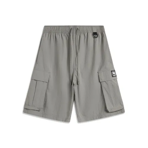 LINING Повседневные шорты Мужские материал железо цвет асфальтовый серый