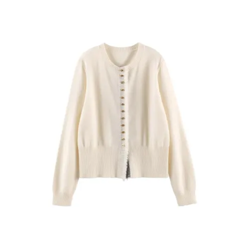 MAIGRE SIMHAT Кашемир Свитер Женский Белый