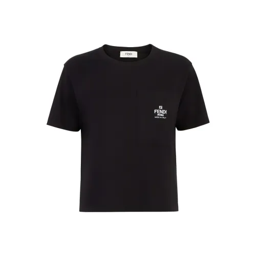 FENDI Черные Женские Т-рубашки