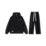 Комплект одежды (Черный топ + Черные джинсы)