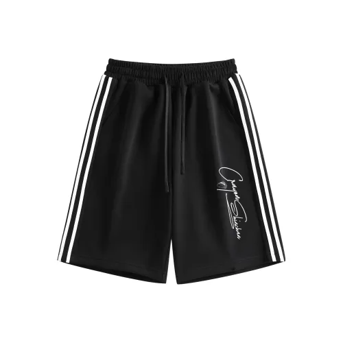 Crayon Shinchan Повседневные шорты Унисекс Активный черный и белый