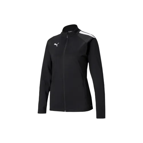 PUMA TEAMLIGA TRAINING Женская футбольная куртка черного цвета