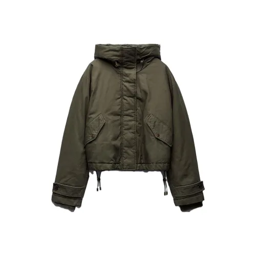 ZARA Хаки Женские Куртки