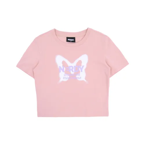NERDY SS24 T Рубашка Женская Светло-Розовая