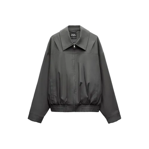 ZARA Серые Женские Куртки