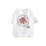 White (Улучшенный 260g Тяжелый 100% хлопок Двойная пряжа)