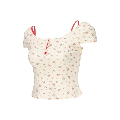 BETTERSAY T-рубашка Женская Абрикос