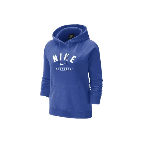 NIKE Синий Женские Свитшоты