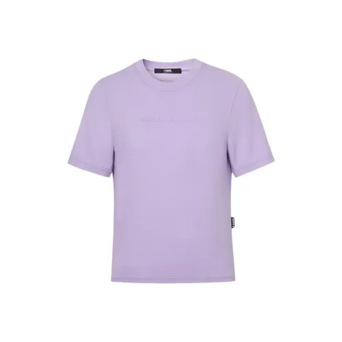 Karl Lagerfeld T-Shirt Женская Фиолетовая