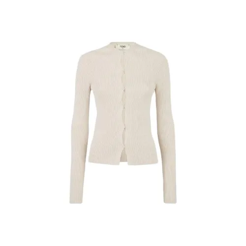 FENDI SS23 Трикотаж Женский Айвори Белый
