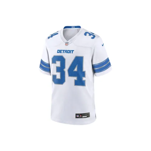 Nike Detroit Lions NFL Алекс Анзалоне Футбол Джерси Мужской Белый