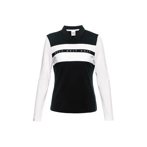 GOLF Черное Женское Поло