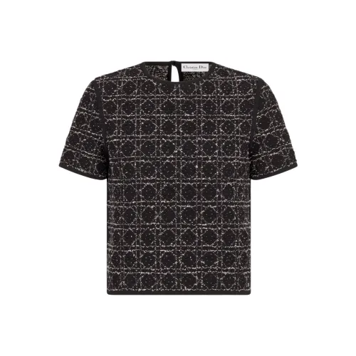DIOR Черные Женские T-рубашки