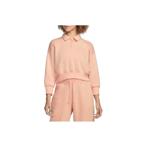 NIKE Розовый Женские Поло