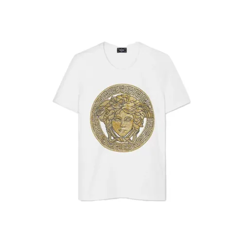 VERSACE Boke Flower Series T-рубашка Женская Белая