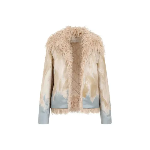 DRIES VAN NOTEN Куртки и Пальто Женские Светлый Умбра