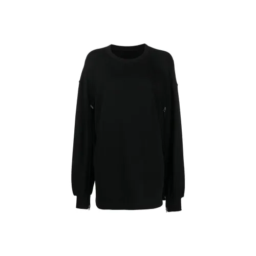 Yohji Yamamoto Черные Женские Свитшоты
