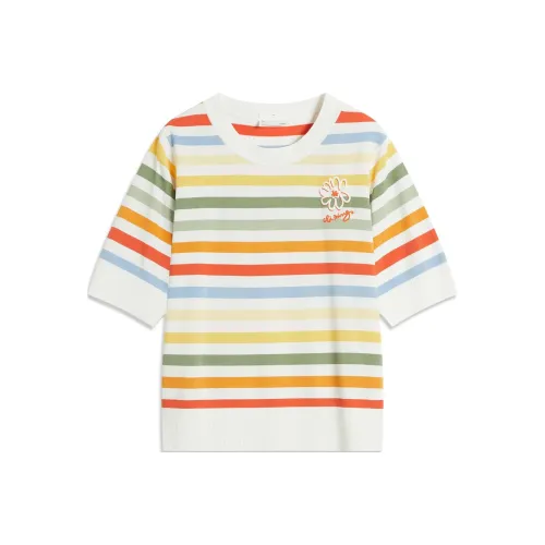 Лайнер Sports Life Collection T-Shirt Женский Желтый Полосатый