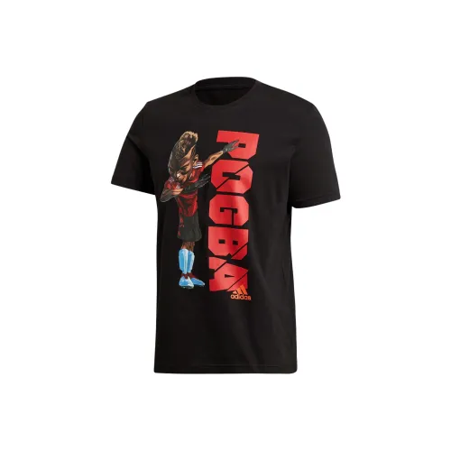 Adidas Футбол Джерси Мужской Черный