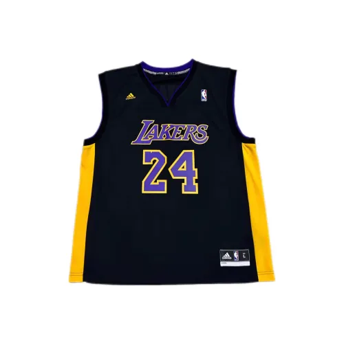 Adidas Баскетбольная Джерси Унисекс Черное Золото