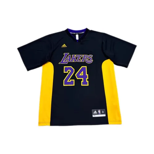 Adidas Баскетбольная Джерси Унисекс Черное Золото