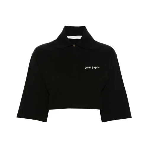 PALM ANGELS Поло Мужское Черное