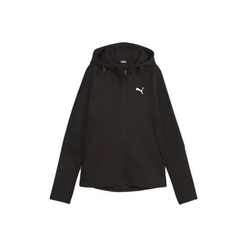 PUMA Ветровка с капюшоном EVOSTRIPE Женская Куртка Женская Черная