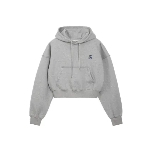 Rest Recreation STITCH Cropped Hoodie Свитшот Женский Серый Серый