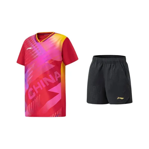 Лайнер Повседневная Спортивная Одежда Унисекс Красный Черный