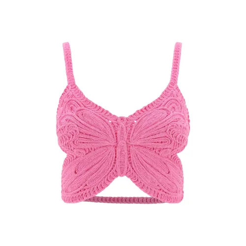 Blumarine Без бретелек Топ Женский Розовый