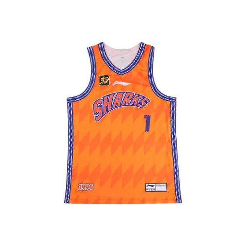 LINING CBA Collection Баскетбольная коллекция Джерси Мужской Ярко-оранжевый