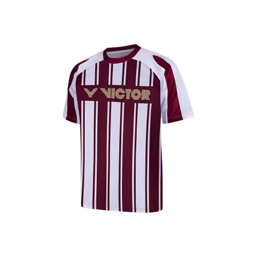 Виктор Бадминтон Джерси Унисекс Бордовый Красный