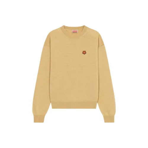 KENZO Светлый кофейный Женские кашемировые свитеры