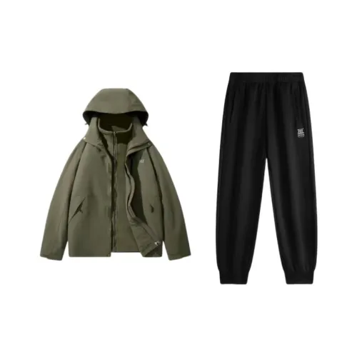 361° Комплект Свитшот Унисекс Light Армейский Зеленый