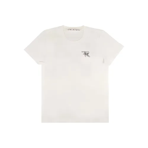 Off Белый T-рубашка Женская Белая
