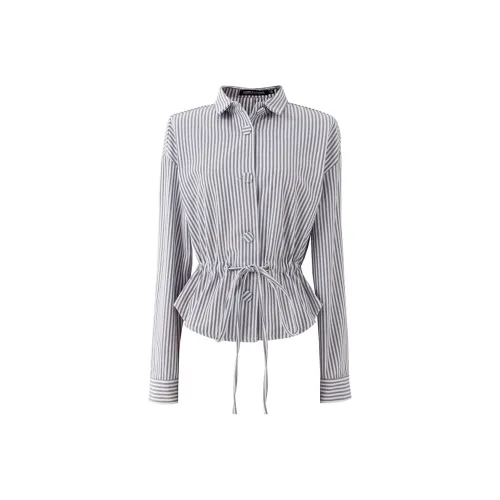 SOON FLOWER Серые Женские Рубашки